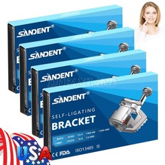 Dental Orthodontic Self-Ligating Brackets Braces Roth 022 Hooks 345&Buccal Tubes
