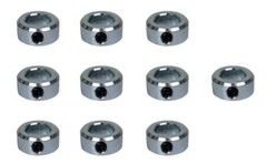 1″ Bore Zinc Plated Set Screw Shaft Collar OD 1-5/8″ Width 5/8″ (10 PCS)
