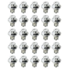 25 Pcs Wheel Rim Rivets Lip Rivets Nuts