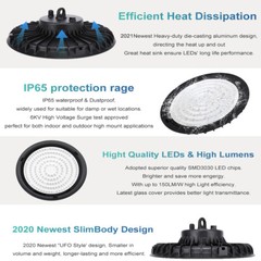 UFO LED HighBay Light 6000K 300W Warehouse Industrial High bay UFO Stadium Light