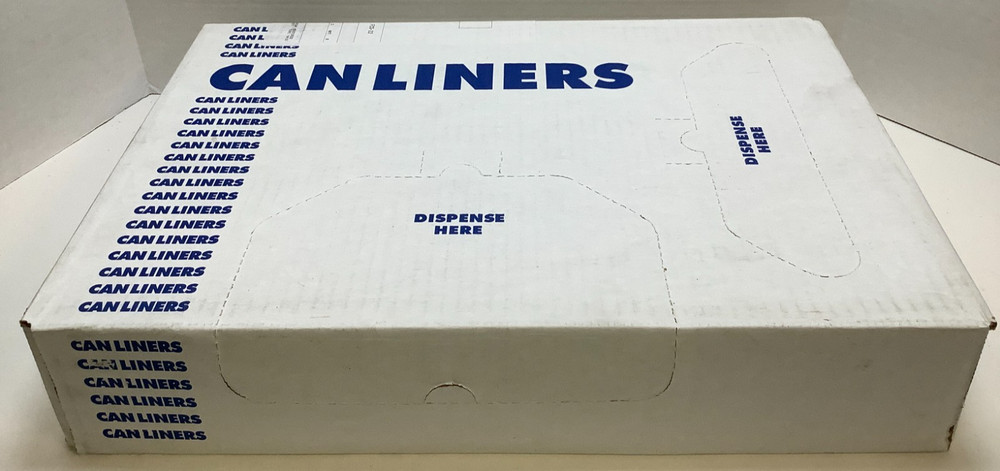 General Supply GEN242306 Can Liners, .24mil, Natural, 8-10gal, 1000ct Case