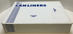 General Supply GEN242306 Can Liners, .24mil, Natural, 8-10gal, 1000ct Case