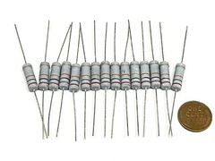 15 Pieces 4M7 4.7m ohm 2Watt 2W 5% Tolerance Metal Oxide Film Resistor G335