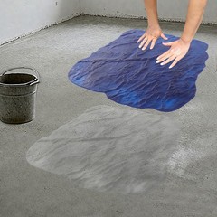 36″ X 36″ Slate Stone Texture Decorative Concrete Cement Stamps Mats Blue