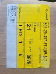 NEW Current SG1-20-4K7-FT-UNV-BKT SG Sling Small LED Wallpack 120-277V 21W 4K
