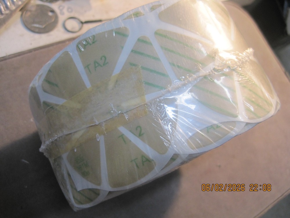 DAC POLISH PADS PDR3020NN DURAFILM30MIC 3 INCH 1ST FINE 76MM 500 Per Roll