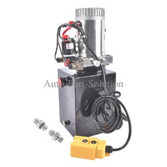 8 Quart (2 Gal) Hydraulic Power Units Trailer Pump 3200 PSI Double Acting 1.6KW