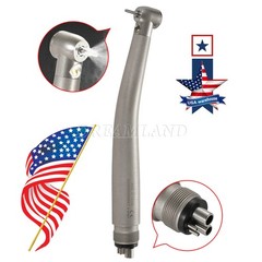 NSK Style Dental LED E-generator Fiber Optic 4 Spray Handpiece 4H Standard Head
