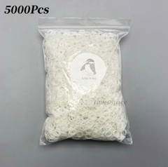 5000Pcs/pack Dental Orthodontic Elastics Ligature Ties Rubber Bands Clear