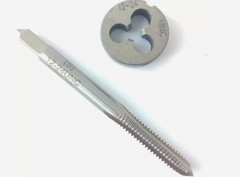 12-24（0.216） Tap And Die, UNC Machine Thread Tap And Round Thread Die Right Hand
