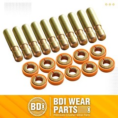 6Y3228 Pins & 8E6259 Retainers Fits CAT Style 6Y3222 Bucket Teeth J225 – 10 Pack