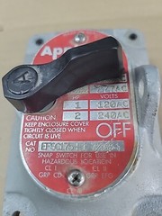 Industrial Switch Vintage Appleton Electric Co EFSC175-F1 1
