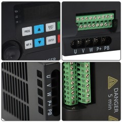 3 HP 1 to 3 Phase Variable Frequency Drive Inverter 2.2 KW VFD 220 V