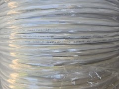75ft 18/4 Lake Cable P184CS E171202 18/4C Shielded Stranded Cable Wire, White