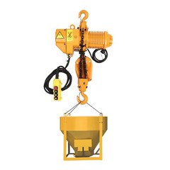 110V 1.6KW 2204LBS 1Ton Electric Chain Hoist Single Phase Hoist Crane 10FT Chain