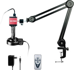 Digital Microscope Camera, 13MP 1080P HDMI VGA Industrial Video Microscope, 150X