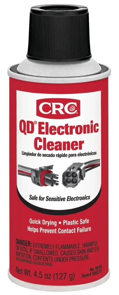 CRC 05101 QD Electronic Cleaner 4.5 oz, Quick Drying – Plastic Safe