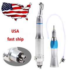 USA Dental Slow Low Speed E-type Air Motor Micromotor 2/4 Hole silver