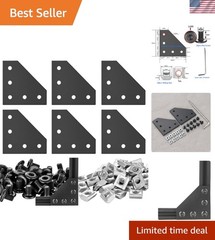 2020 Series Aluminum L Shape Connectors – 6 Set with Installation Hardware