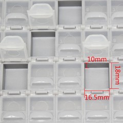 AideTek Box-all Enclosure SMD tiny parts Surface Mount Organizer storage Labels