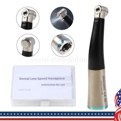 Dental 1:1 Fiber Optic Contra Angle Internal Spray / Diamond Polishing Wheels US