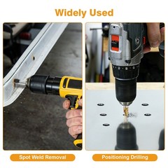 13x Spot Weld Cutter Set Double Sided 3/8″ 5/16″ Spot Welding Remover Drill Bits