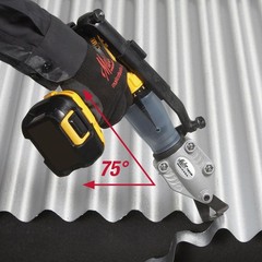 Malco TurboShear Corrugated Metal Roof Cutting Drill Attachment with Case