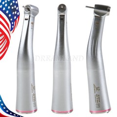 Dental 1:5 Electric Fiber Optic LED Contra Angle Red Ring Fit NSK Ti Max X95L