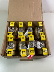 ProLine 1″ Brass Ball Valve 600PSI Full Port T Handle Valve 107-825TNL (8 Pack)