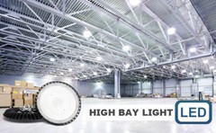 8Pcs 300W UFO LED High Bay Light Industrial Commercial Factory Garage Shop Light