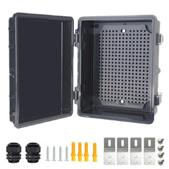 Electrical Junction Box, IP67 Waterproof Outdoor Box ABS Plastic Enclosure with