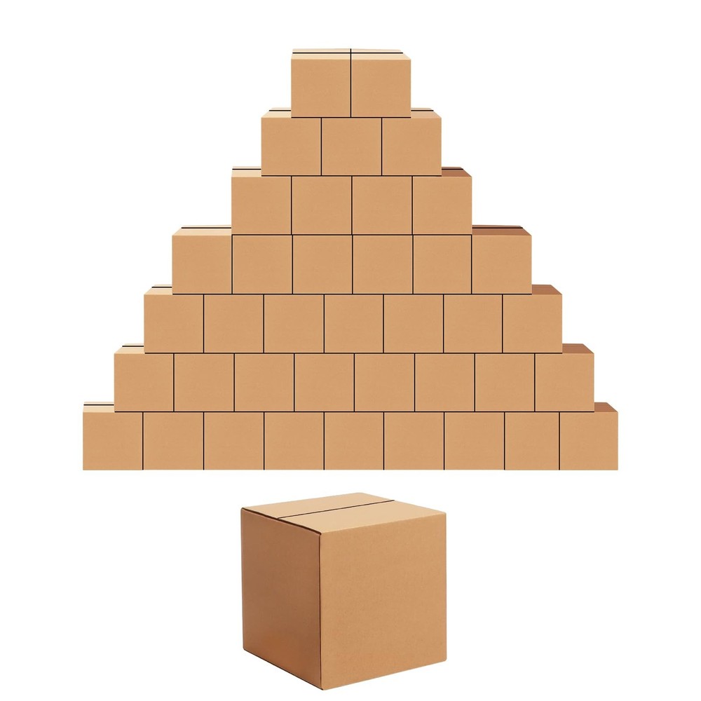 40 Pack 6x6x6 inches Shipping Boxes Small Cardboard Boxes for Packing Moving …