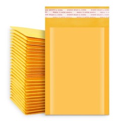 100 #3 8.5×14.5 Kraft Paper Bubble Mailers Padded Envelopes Case Shipping Bags