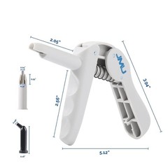Ergonomic 10 Pack Dental Composite Dispenser Guns with 50 Unidose Tips Included