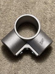 KASON HEAVY DUTY ALUMINUM CORNER BRACE, 1 5/8” (41mm) VERT WORK TABLE LEG