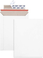 50 7×9 RIGID PHOTO DOCUMENT CARD MAILERS ENVELOPES STAY FLATS 100% RECYCLABLE
