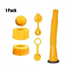 Gas Can Spout Replacement Kit Flexible Nozzle Vent Caps for 1/2/5/10 Gallon Jug