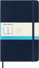 Moleskine Classic Notebook Sapphire Blue 5X8.25 Inches 400 Ruled Pages
