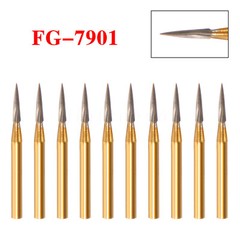 Dental Tungsten Carbide Burs Trimming & Finishing & Polishing Flame FG 7901