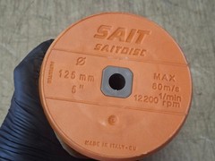 United Abrasives SAIT 56370 5×7/8 Bulk 7-II Ceramic Fiber Discs 80 Grit 100 pack