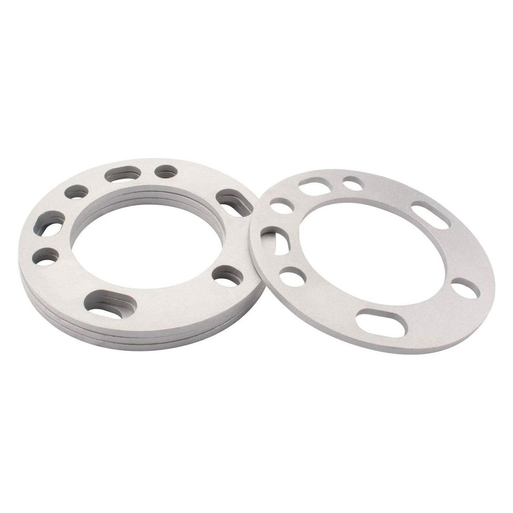 4 Wheel Spacers 5×114.3 6mm 1/4″ Aerospace Aluminum Silver for Toyota Lexus Ford