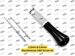 CMF Maxillofacial 1.5-2.0mm Cross Head Drive Self Retaining Screwdriver Kit