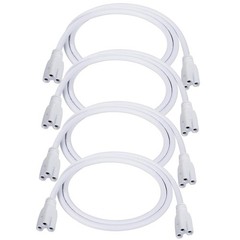 5FT T5 T8 Tube Light Fixture LED Linkable Cord, Double end Connector Cable, P…