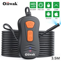Dual Lens Industrial Endoscope 720P Borescope Inspection Camera Waterproof IP67