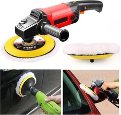 6 Inch Wool Buffing Pads, Pack of 2 – Car Auto Hook and Loop Polishing Pads, Use