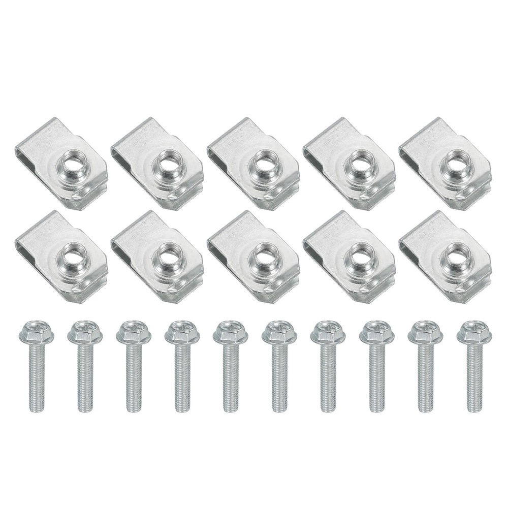 PATIKIL M50.8 Bolt and UNut, 10 Pcs Extruded U Nut & Body Bolt Kit Fasteners …