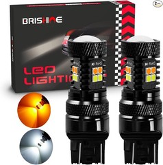 Switchback LED Bulbs Extremely Bright 3030 Chipsets Xenon White/Amber Yellow LED