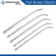 1 Set Van Buren Sound Urethral Surgical Ob/ Gyn Instruments,5 Pieces