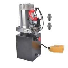 12V Hydraulic Power Unit 1.6kW 4 Quart 3200 PSI Single Acting Pump