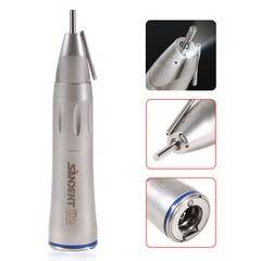 Dental Surgical Straight Handpiece 1:1 Implant Cone Nose Fiber Optic SANDENT